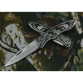 High Quality Steel Handle Jungle Knife Wild Deer 815 Folding Knife UD401104